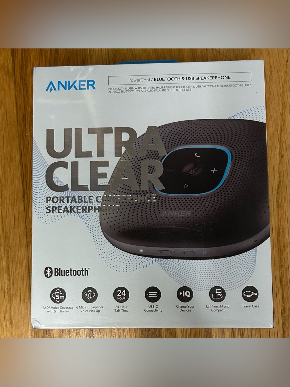 Anker PowerConf Ultra Clear Portable Conference Speakerphone
Brand new in box